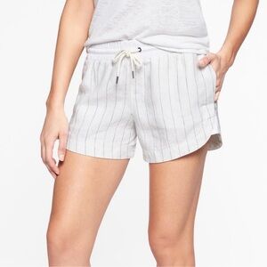 Athleta Beachside Bali Linen Striped Shorts
